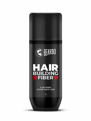 Beardo Hair Building Fiber for Men | Instantly Cover Bald Spots | Bald Spot concealer |Hair Thickening Powder | Hair Styling | 12 gm
